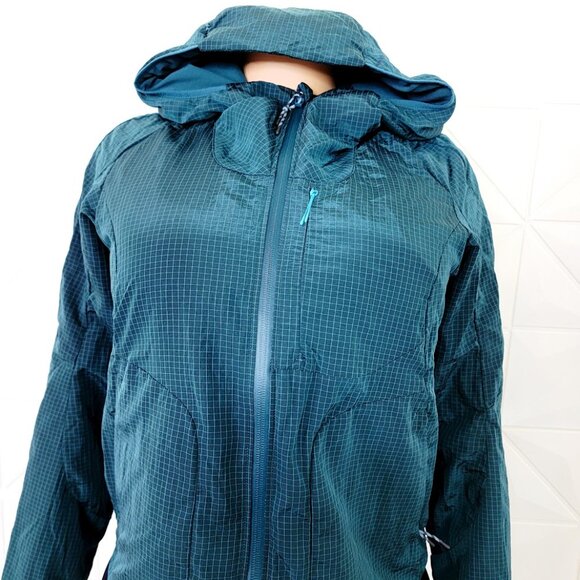 Lululemon Women's Dark Teal Lightweight Insulated Full-Zip Hiking Jacket Size 6 - Picture 3 of 9
